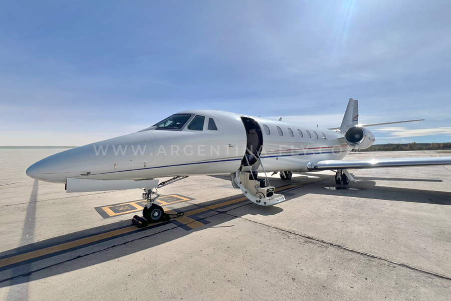 Citation Sovereign exterior � voos privados Buenos Aires