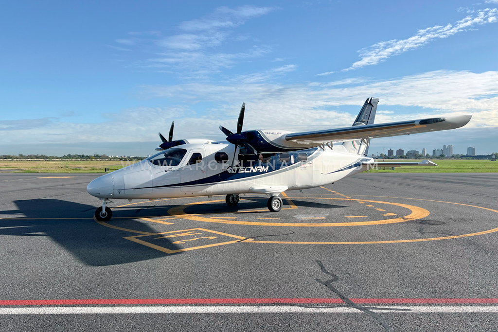 Tecnam P2012 Traveller exterior � voos privados Buenos Aires